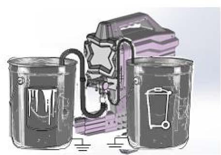 If there are any leaks, carry out the procedure for pressure relief, tighten all connections and repeat the start-up procedure. If there are no leaks, continue to the next step. Filling the pump 1.