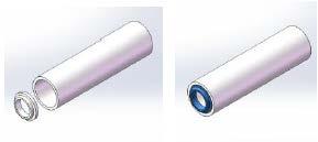 Unscrew the piston rod bushing and remove