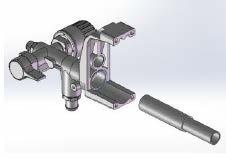3. Press the mounting rod into the mounting tube and press
