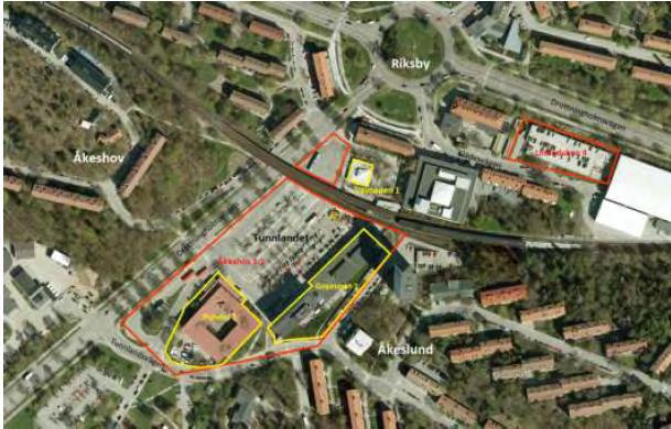 Detaljplanen är klar för bostäder om 315 lägenheter och en byggrätt om 31 500 m² BTA. Priset uppgår till 8 476 kr/m² BTA. Köpare var JM och säljare var Täby kommun.