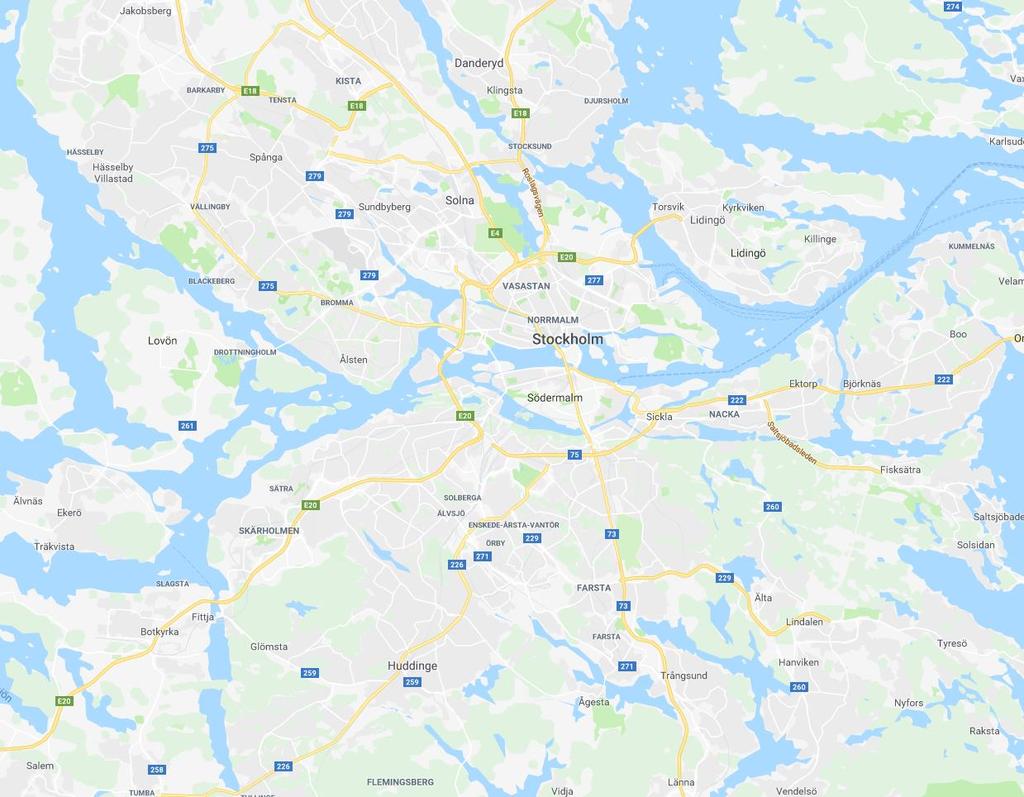 Exempel på lokalt åtgärdsprogram Långsjön Sjöyta; 0,28 km 2 = 28 ha. Avrinningsområde; ca 220 ha. Avrinningsområdet delas av Huddinge och Stockholm.