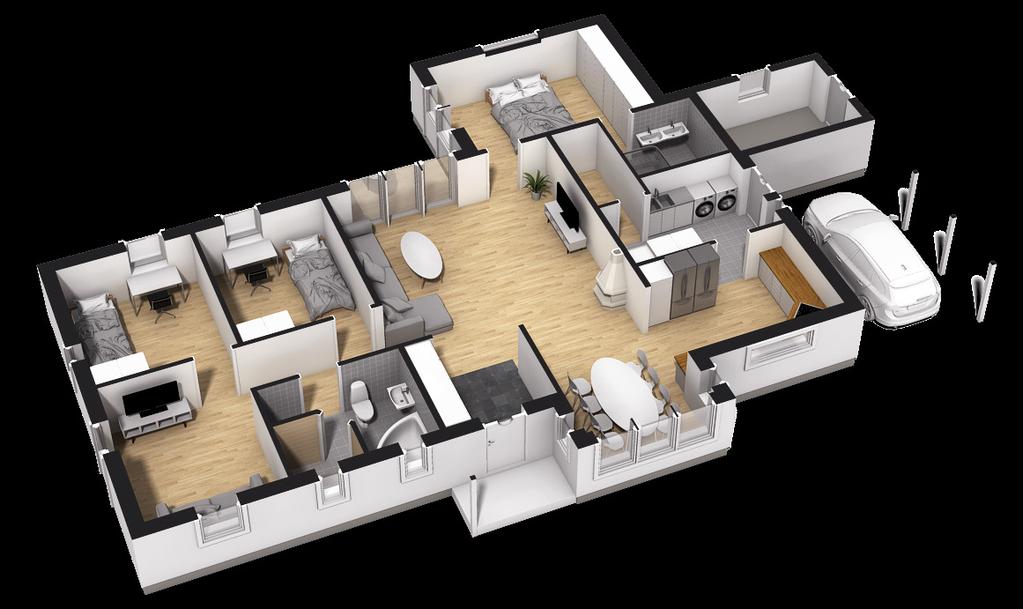 LUND 1 Plan, 5 R.o.k. Boyta 162 m2.