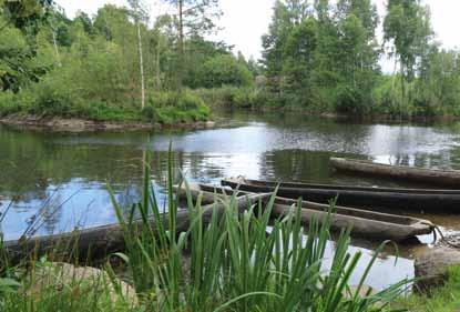 De är inte helt bofasta, utan flyttar runt mellan olika platser i området. Ingen av dem har färdats så långt som till havet. Mat får de genom att fiska, jaga och samla in växter.