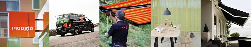 Moogio Moogio är en franchisekedja inom solskydd och fönsterinredning. Vi arbetar med att reglera sol och insyn i olika typer av miljöer. Såväl inne som ute.