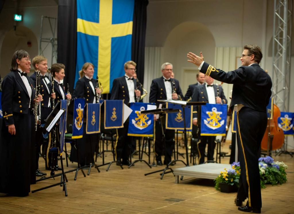 Musikkåren är i dag en av Försvarsmaktens tre professionella musikkårer och består av 30 heltidsanställda yrkesmusiker.