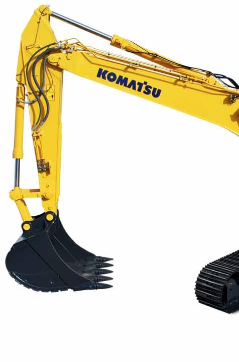 En översikt Komatsu streck 8 bandgående grävmaskiner har satt en ny global standard för anläggningsmaskiner.