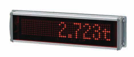 LED-display Lastmätningssystem LIS-SE: Lastmätning och kontrollsystem som mäter volt och ström på alla tre faser i lyftmotorn.
