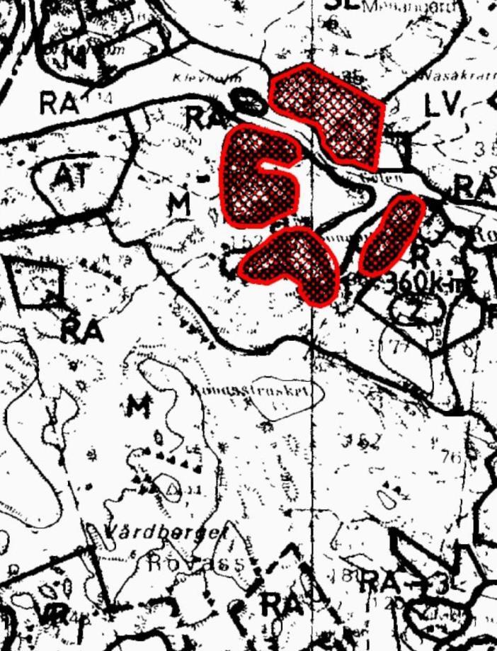 år 1987. I generalplanen har Rövass betecknats som jord- och skogsbrukområde.