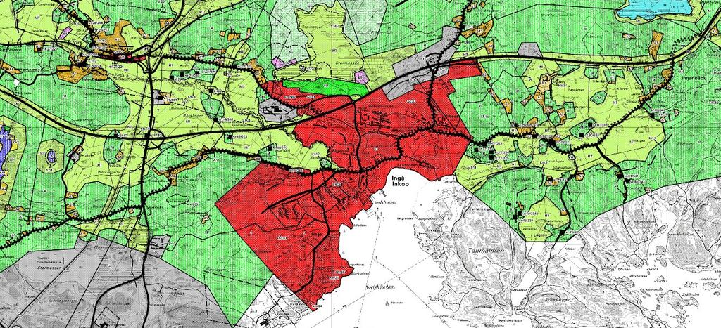 Generalplanering Detaljplanering Området har i gällande generalplan utmärkts som område för centrumfunktioner.