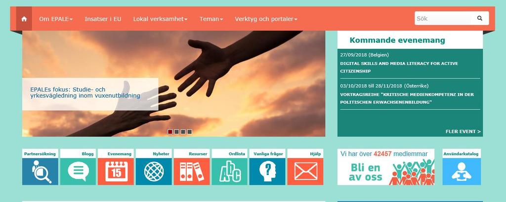 Fakta om EPALE Europas största gemenskap för vuxnas