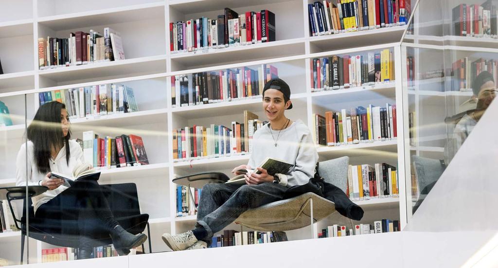 Högskolan Dalarnas nya bibliotek är en plats för människor och deras