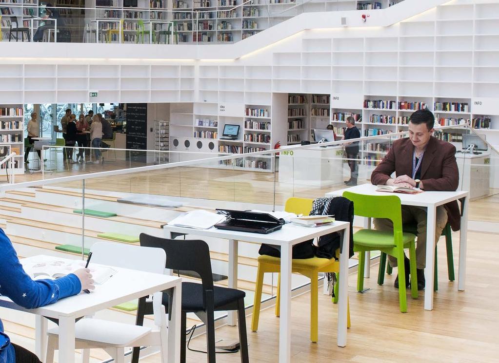 Biblioteket ska vara studenternas vardagsrum och självklara mötesplats.
