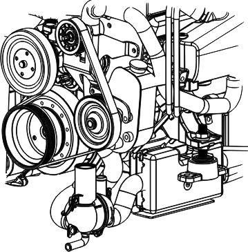 Avsnitt 6 - Uppställning 6. Pump in luft i systemet tills åd grön indiktorern sträcks ut och vtten rinner v från åd sidor på motorn. Bordssidn örjr tömms före styrordssidn.