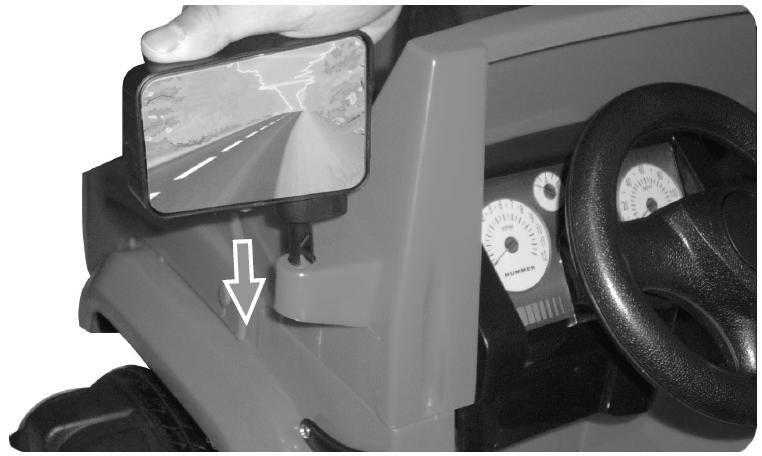 Steg 13: Montera vindruta 1) Sätt i hakarna på vindrutan mot hålen i bilens
