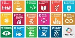 INGEN KAN GÖRA ALLT MEN TILLSAMMANS KAN VI GÖRA VÄLDIGT MYCKET MER I september 2015 antog världens länder FN:s Agenda 2030, med 17 mål för hållbar utveckling, i kraft.