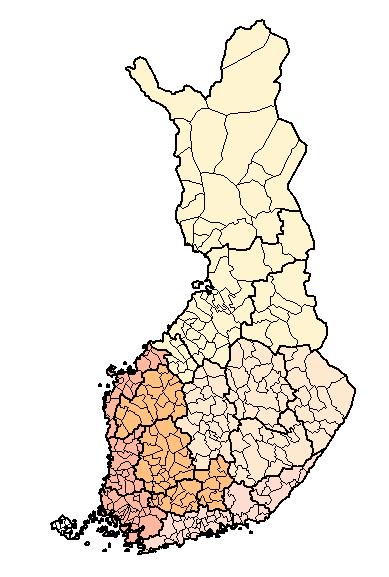 Persnal sm överförs till landskapen, per uppgiftsmråde Scial- ch hälsvården 201 824 anställda Brand- ch räddningsväsendet 6 366 anställda Lantbruksavbytarverksamhet ch landsbygdsförvaltning 3 662