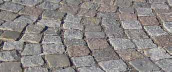 material, olika former av stenmaterial som ger en bred palett.
