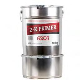 2-K primer 2-K primern är en epoxibaserad lösningsmedelsfri tvåkomponentsprimer för betongytor. Används för grundning av nya och gamla betongbalkonger. UVskyddad. Åtgång: 0,2-0,4 kg/m2.