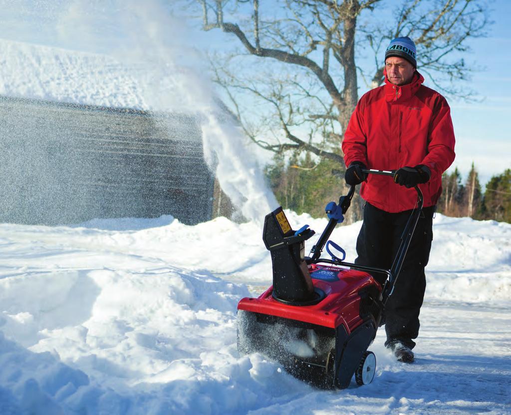 De är kraftfulla och pålitliga, samtidigt som de är lätta att hantera. Det här tillsammans med möjligheten att förflytta stora mängder snö på kort tid, har gjort Toros 1-stegsslungor oerhört populära.