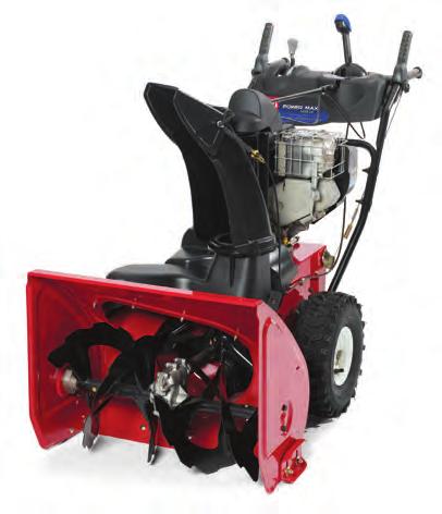 Artikelnummer 38597 Briggs & Stratton OHV 4-takt, 8 hk Handstart 66 cm, 13,7 meter 862 kg/min 3,0 l Växlar 6 framåt, 2 bakåt Kraftöverföring Friktionskoppling Power Max 36 cm, sågtandad Styrning av