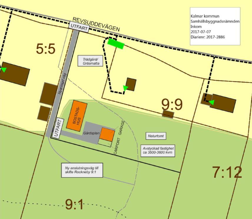 Huvudelen av fastigheten är skogsmark, 30 ha. Andra delar av fastigheten är åkermark (21 ha), betesmark (1ha), Skogsimpedimentsmark (2 ha) och småhusmark på lantbruk.