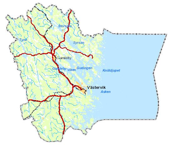 1. BESKRIVNING AV KOMMUNEN OCH DESS GEORAFISKA OMRÅDE 1.1 VÄSTERVIKS KOMMUN Västerviks kommun ligger i norra Kalmar Län och består av flera tätorter, bland annat Västervik, Gamleby och Ankarsrum.