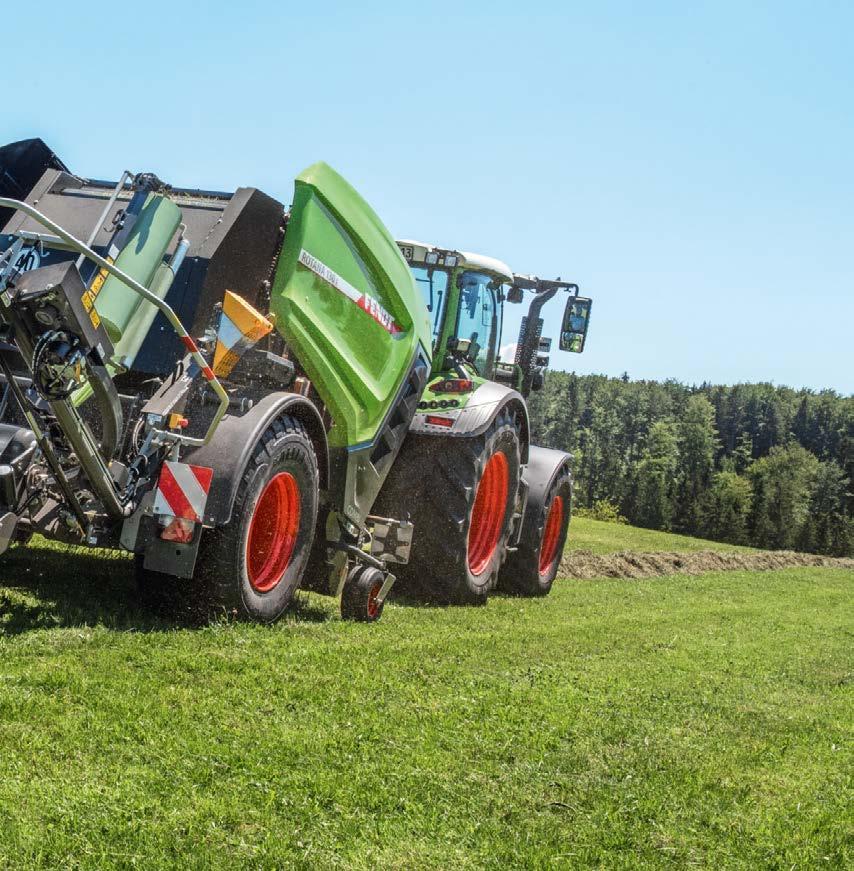 Höga komprimeringsdensiteter, exakta snitt och pålitlig inplastning ger tillsammans perfekt ensilage