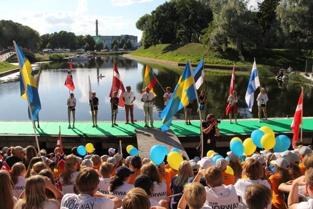 Regattan började riktigt bra för Sverige då Tilde Skörvald från Kullavik gick