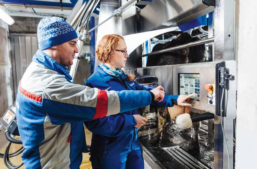 En företagare med många järn i elden Servicetekniker Filip Klintgärde finns på plats under uppstarten.