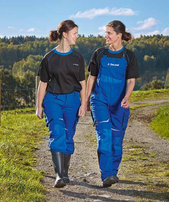 Robusta arbetskläder för lantbrukare! 2017 års kollektion Rätt kläder för uppgiften har varit fokus vid framtagningen av DeLavals nya kollektion.