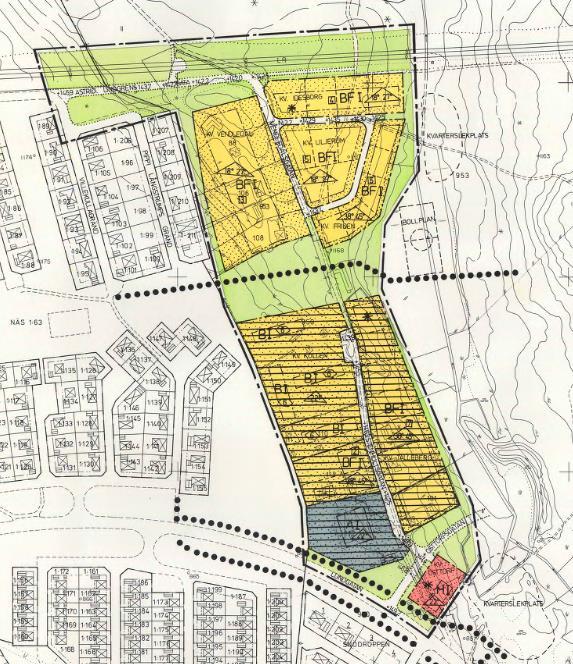 5 (24) Detaljplan Gällande detaljplan 08-VYS-348, lagakraftvunnen 1980, anger natur och bostäder för planområdet. Genomförandetiden har utgått. PLANOMRÅDE Utdrag ur detaljplan 08-VYS-348.