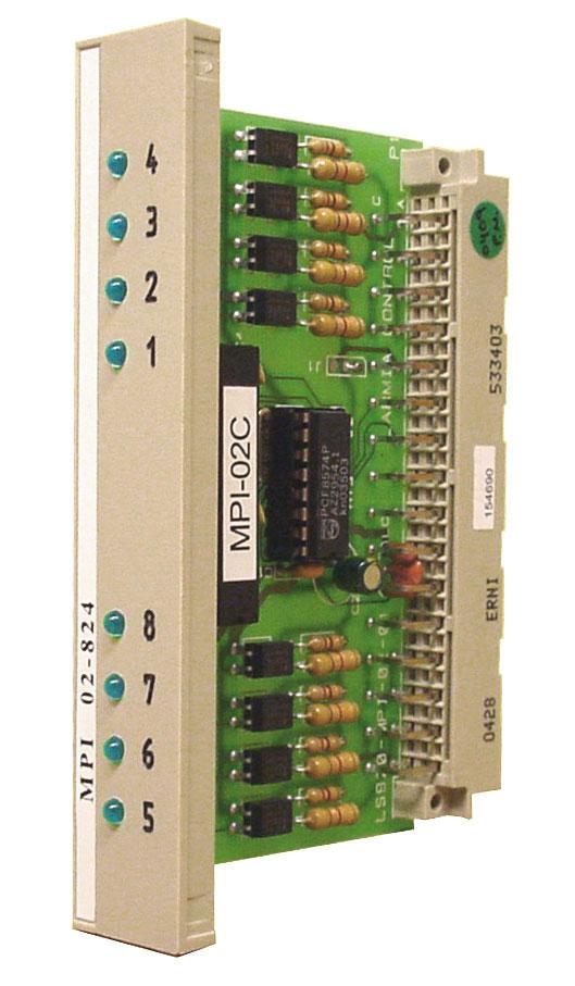 MPI-02-824 Processorbaserad pulsmodul MPI-02-824 Optoisolerad 8 kanalig processorbaserad pulsmodul ( PI ) för pulsräkning. Kan användas för impulsstyrning och som vanlig digital in modul.