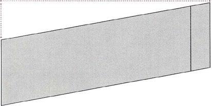 (A) (B) 1000 mm 20 mm min. 50 mm i Taket bör ha en lutning på minimum 5 %, motsvarande 50 mm per löpmeter (A).