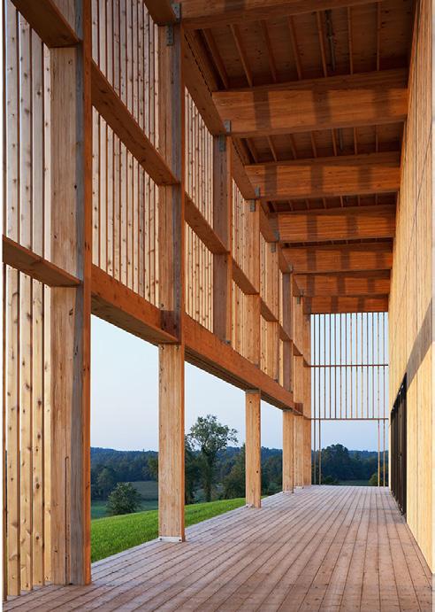 utemiljö på gränsen mellan ute och inne. Gården ges en utformning som lutar åt det interiöra, förslagsvis i trä i varma toner och med ett trädäck som golv.