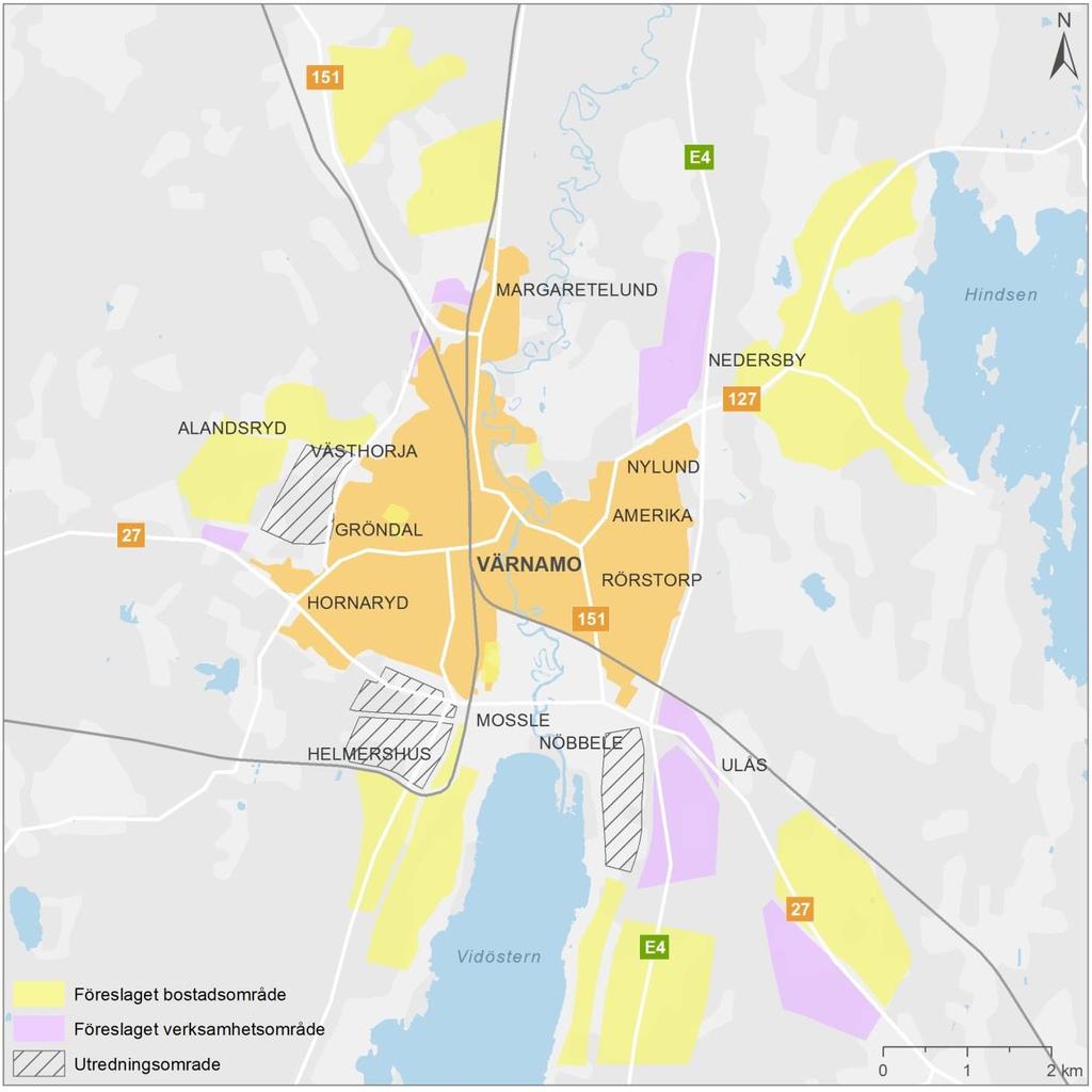 Figur 5 Översiktsplan för Värnamo kommun, fördjupning för