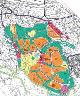 Mölndal, som är sammanvuxet med Göteborg är fortfarande ej fullt utbyggt i den västra och södra delen, vilket gör det naturligt att dessa delar utgör kommunens kommande utbyggnadsområden.