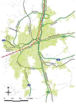 Förutom att E6/E20 ingår i riksvägnätet fungerar den också för lokal trafik inom kommunen.