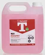 Kemetyl T-Röd kan även användas som bränsle till spritkök, men vi rekommenderar Kemetyl T-Tenol eftersom den sotar mindre.