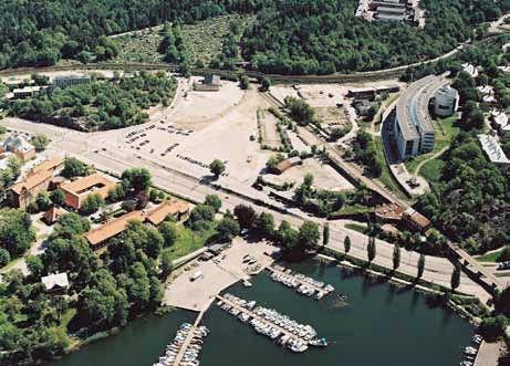 Albanoberget och Albanova (Fysikcentrum) (igur 3.1-3.3). Strax norr om Albano ligger Stockholms universitet och Frescati.