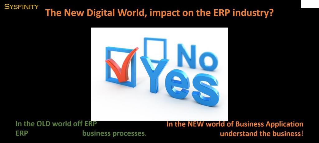 ERP motverkar sitt eget syfte, att effektivisera de interna processerna!