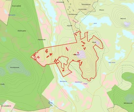 Länsstyrelsens bedömning Skogen på Hassavare och västerut till angränsande reservat är helt övervägande urskogsartad och bildar en sammanhängande enhet med skogarna i reservatet