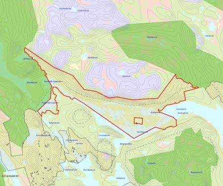 Länsstyrelsens bedömning Området ligger längs norra kanten mot gränsen för obrutet fjällområde, och har som obrutet, väglöst område mycket höga biologiska värden.