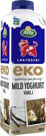 4-pack Laktosfri Yoghurt Arla, 1 kg,