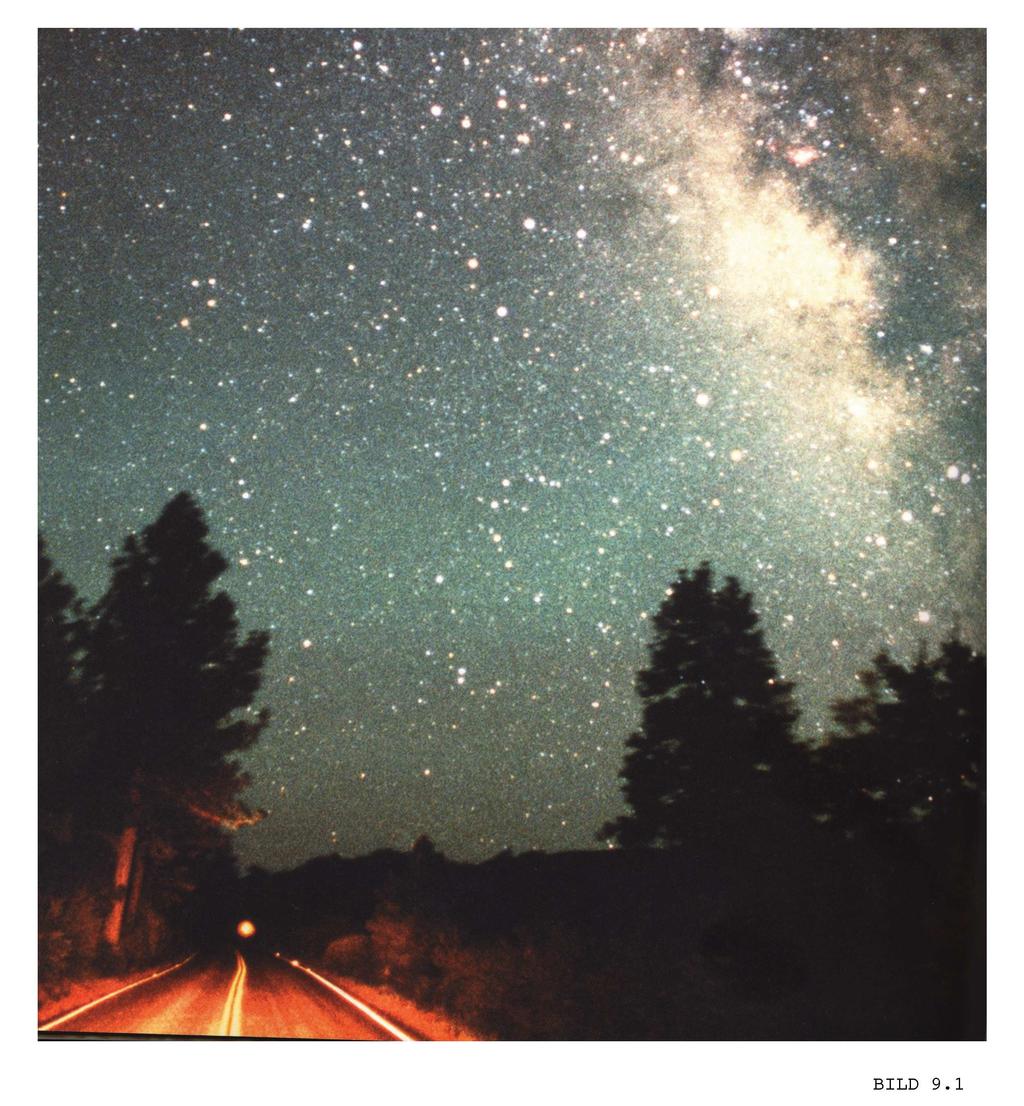 Vintergatan Vad är Vintergatsbandet man ser en mörk m och stjärnklar natt?