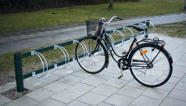 Den minsta storleken ger plats åt fem cyklar och varje ytterligare sektion om två meter ger plats till ytterligare fem cyklar.