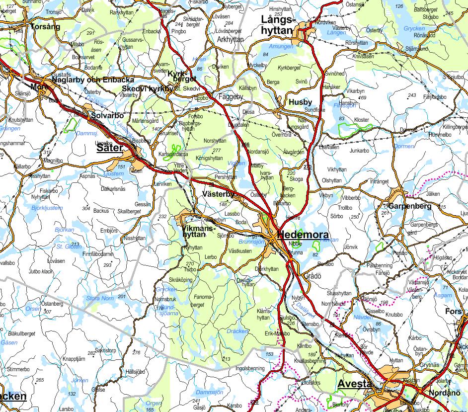 3 Gymnasiependling till Hedemora våren 201 Endast