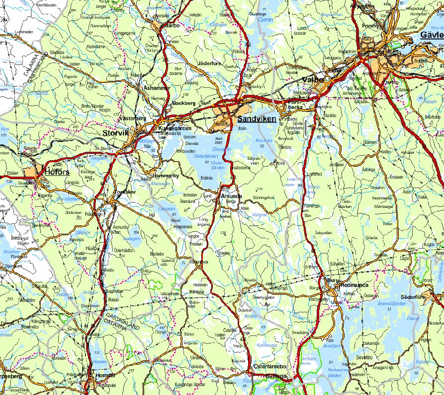 12 14 2 12 21 30 Gymnasiependling till Sandviken våren 201 Endast flöden med