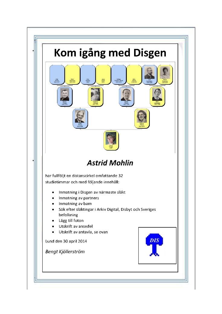 Efter fullgjord kurs får du ett diplom Vi räknar med att du behöver varje 4 timmars eget arbete för varje modul Hela kursen tar cirka 40