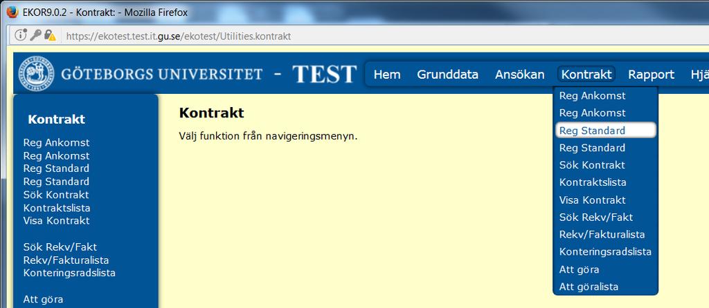 I den här lathunden visas hur man går tillväga för att registrera kontrakt i EKO. Registrering av kontrakt förutsätter att beslut om bidrag eller överenskommelse om uppdrag är klart.