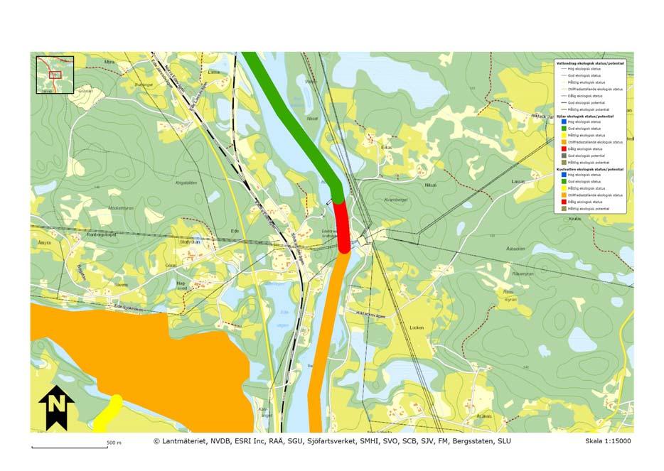 PM 20 (22) Genomförande av fiskevårdande åtgärder bedöms medföra att den ekologiska statusen förbättras.